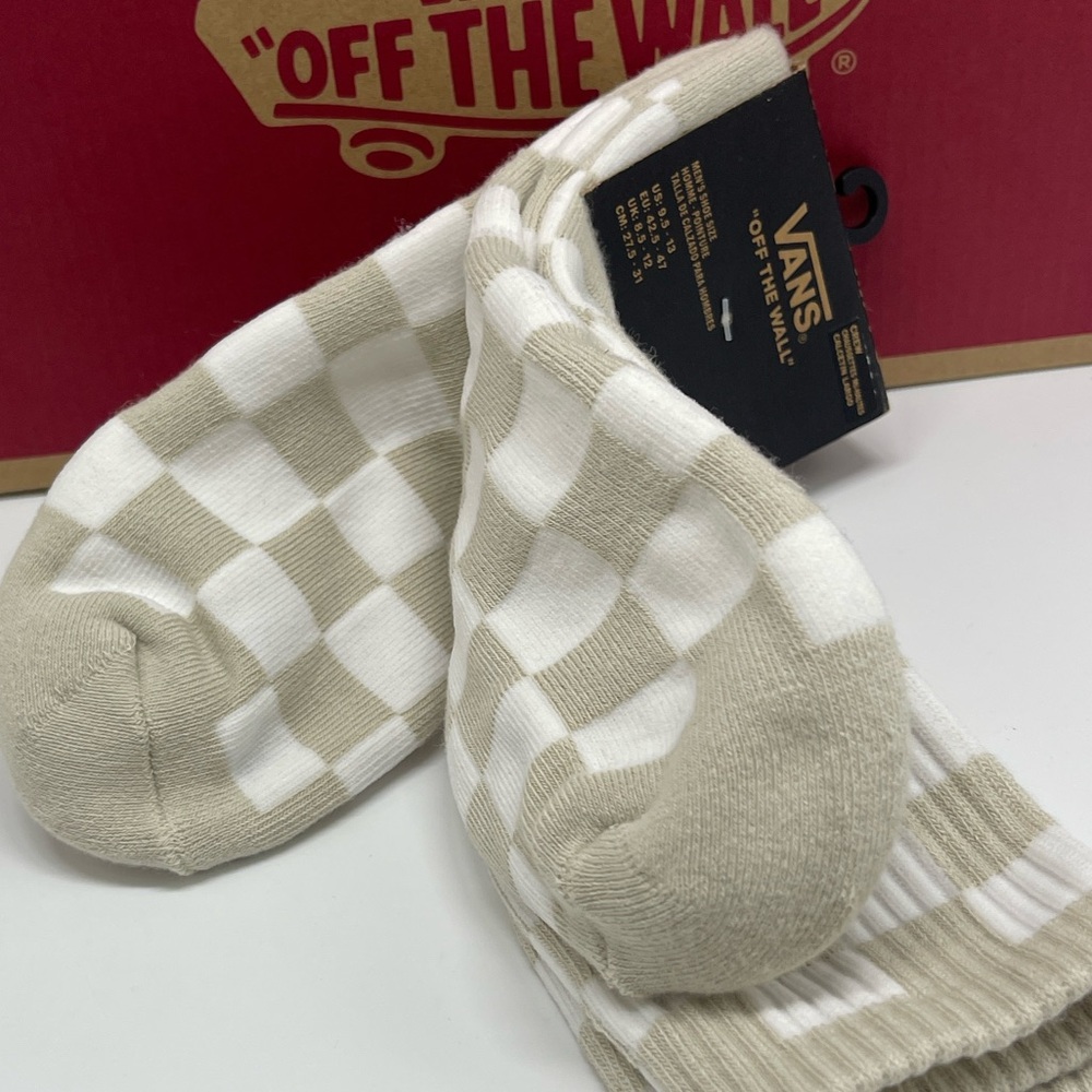 Vans Checkerboard Crew Socks (1 pair) - Picture 3 of 16